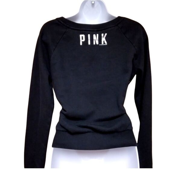 PINK! VICTORIA'S SECRET- BLING LIMITED EDITION SEQUINED OMBRE STYLE SWEATER - Picture 8 of 16